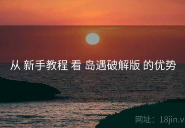 从 新手教程 看 岛遇破解版 的优势