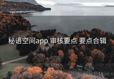 秘语空间app 审核要点 要点合辑