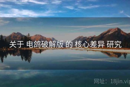 关于 电鸽破解版 的 核心差异 研究