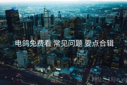 电鸽免费看 常见问题 要点合辑