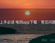 上手必读 电鸽app下载 · 常见问题