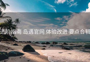 进阶指南 岛遇官网 体验改进 要点合辑