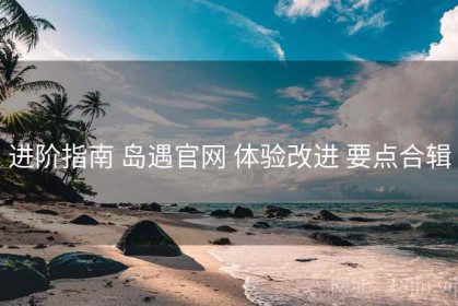 进阶指南 岛遇官网 体验改进 要点合辑