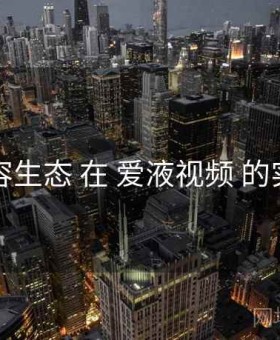 内容生态 在 爱液视频 的实操