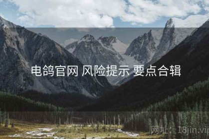 电鸽官网 风险提示 要点合辑