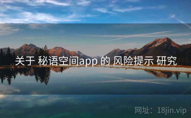 关于 秘语空间app 的 风险提示 研究