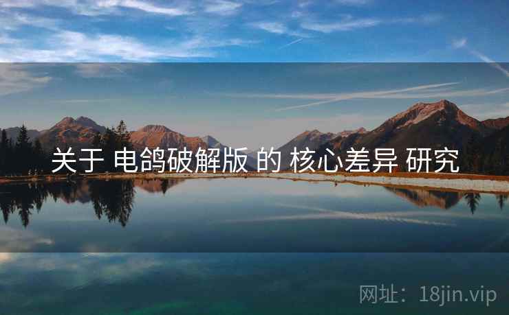 关于 电鸽破解版 的 核心差异 研究