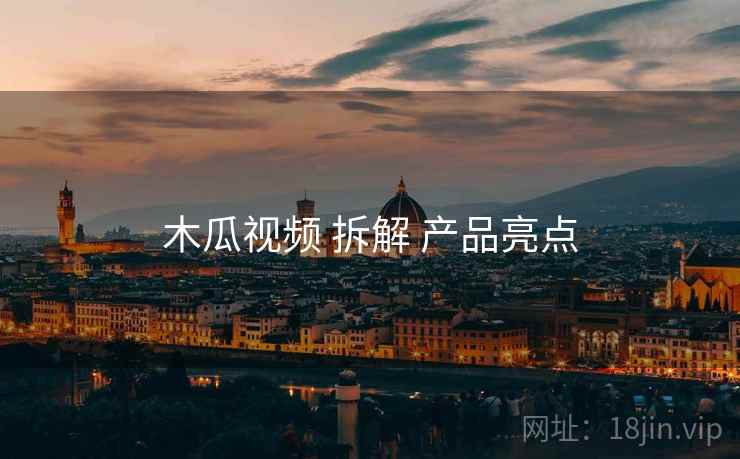 木瓜视频 拆解 产品亮点