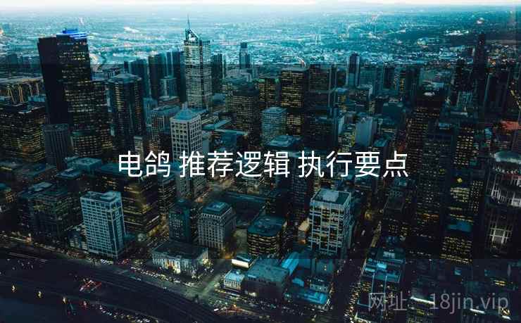 电鸽 推荐逻辑 执行要点