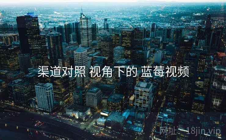 渠道对照 视角下的 蓝莓视频
