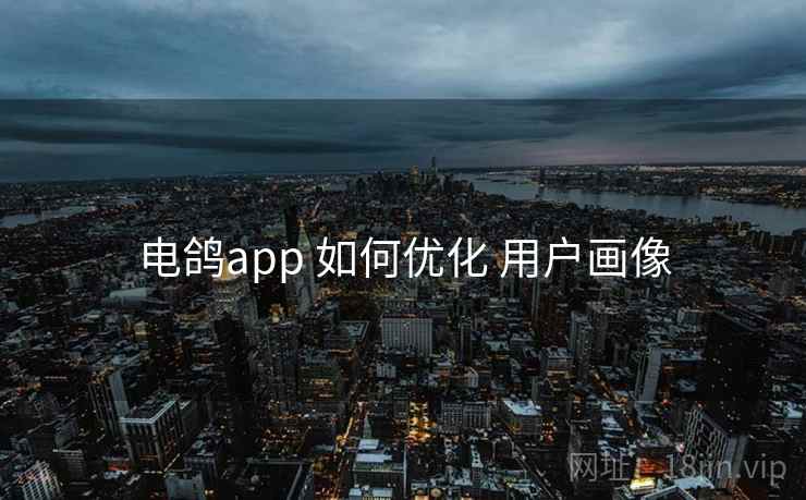 电鸽app 如何优化 用户画像