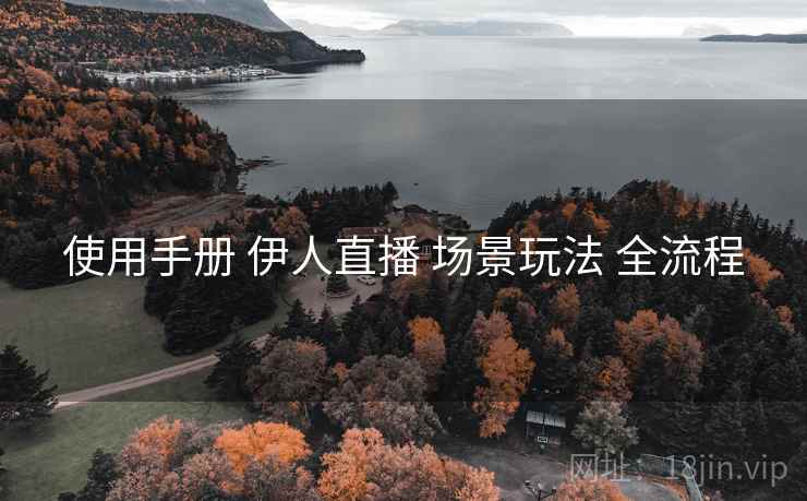使用手册 伊人直播 场景玩法 全流程