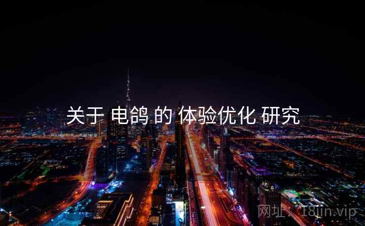 关于 电鸽 的 体验优化 研究