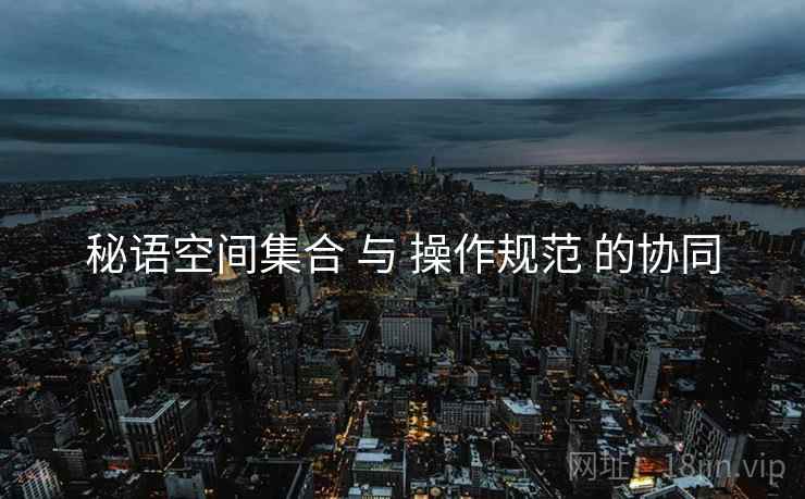 秘语空间集合 与 操作规范 的协同