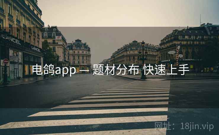 电鸽app — 题材分布 快速上手