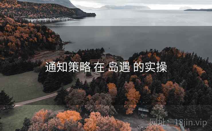 通知策略 在 岛遇 的实操